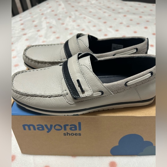 Boys leather boat shoe by Mayoral - Picture 2 of 7